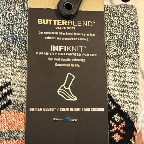 STANCE UNISEX CREW CASUAL BUTTERBLEND W/INFIKNIT SIZE MED MCDERMITT GREEN NWT - Picture 6 of 6